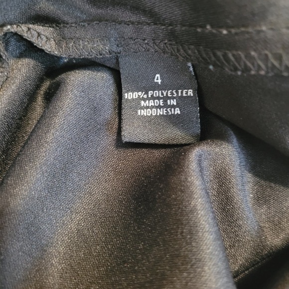 MSK Women's Slip Dress Spaghetti Straps Knee Length Intimate Size 4 Black - Picture 7 of 9